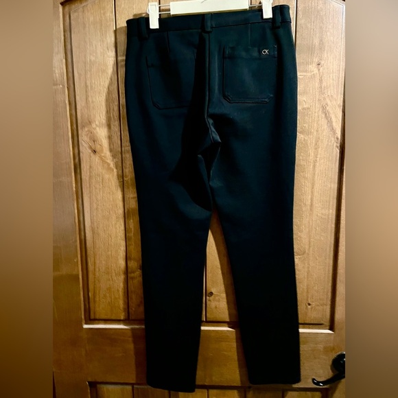 NWT Calvin Klein Modern Essentials Black Pants -Size 6 - Picture 4 of 10